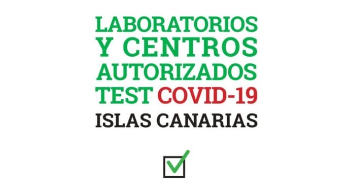 Autorizuotu PCR testus atliekanciu medicinos istaigu sarasas Kanaru salose