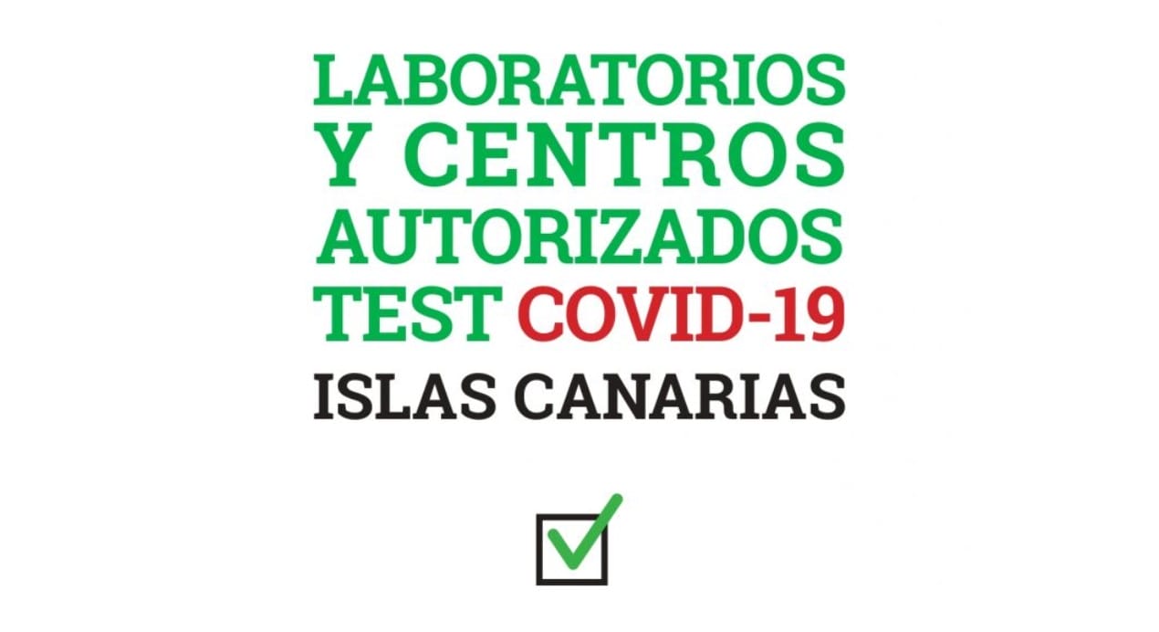 Autorizuotu PCR testus atliekanciu medicinos istaigu sarasas Kanaru salose