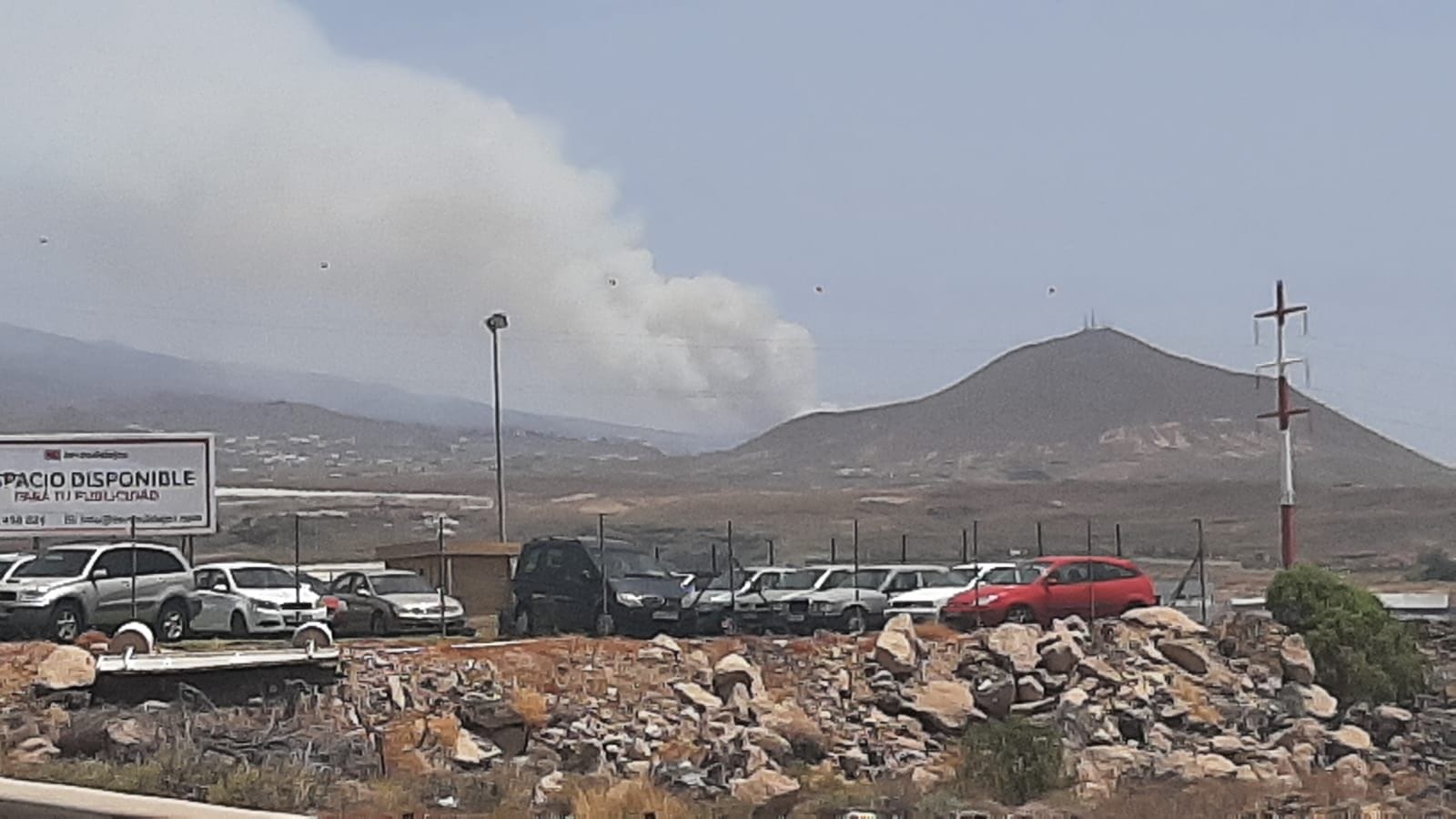 Tenerifes pietryciuose Arico regiono miske kilo gaisras 4