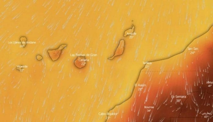 Šį penktadienį Kanarų salose laukiama iki 37 laipsnių šilumos