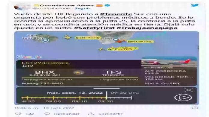 Avarinis Jet2 skrydzio nusileidimas Tenerifeje