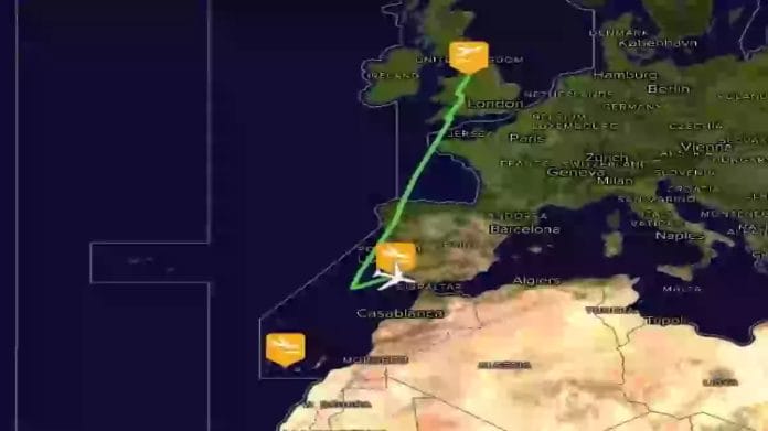 Avarinis Ryanair skrydzio nusileidimas del variklio gedimo pakeliui i Tenerife